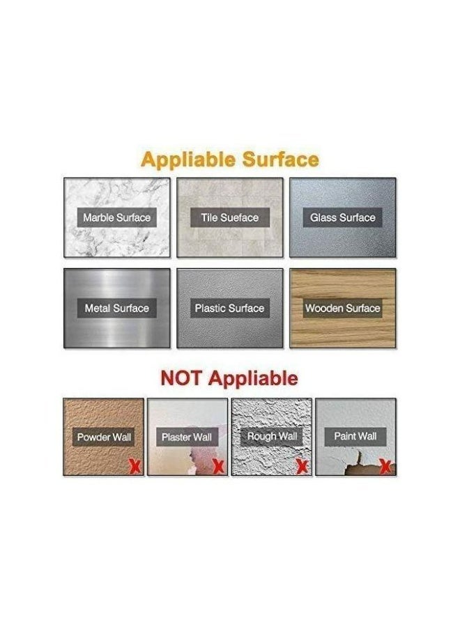 أيفي شريط لاصق نانو دبل فيس 5 متر قوي وسحري - قابل للغسيل وإعادة الاستخدام - شريط تثبيت شفاف للمنزل والمطبخ - يزال بدون أثر - Image 3